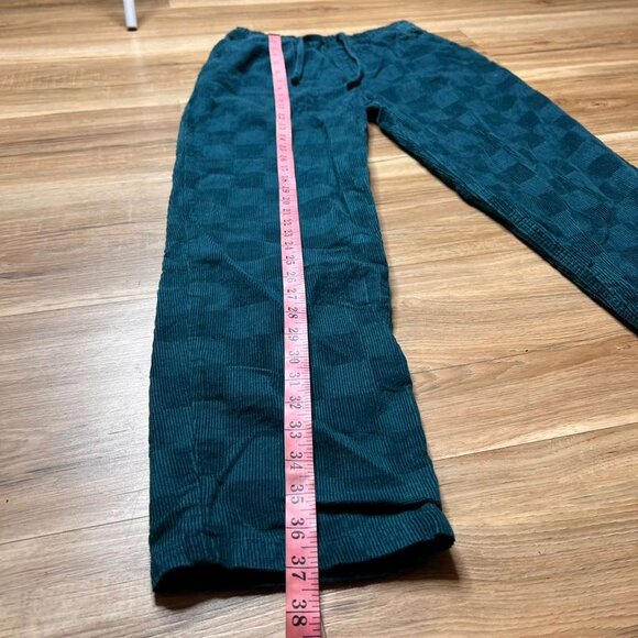 VANS Deep Teal Green “Check It Out” Range Corduroy Pants – Size S - Picture 7 of 7